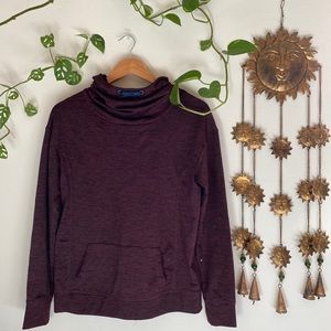 ‼️SOLD on IG‼️ Burgundy Activewear Hoodie